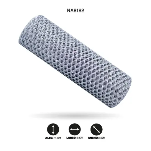 [NA6162] MALLA 24cm x 5y PLATEADO [PAC5091]