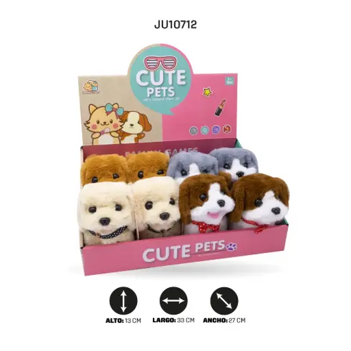 [JU10712] CACHORRO DE PELUCHE CON MOVIMIENTO [8832-32]