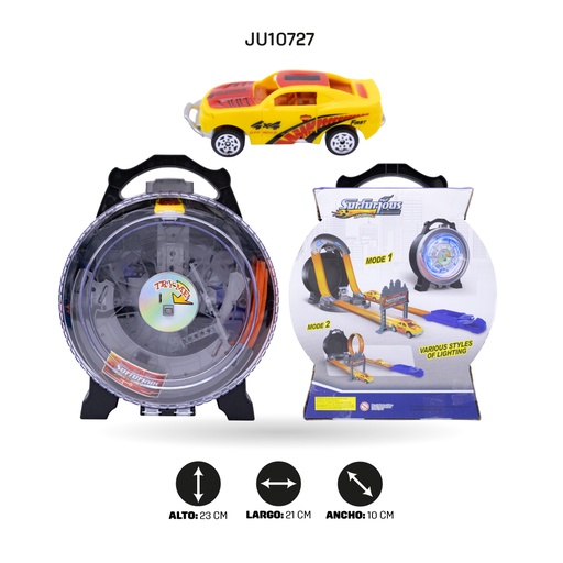 [JU10727] AUTOPISTA 2 EN 1 CON LUCES [8899-28]