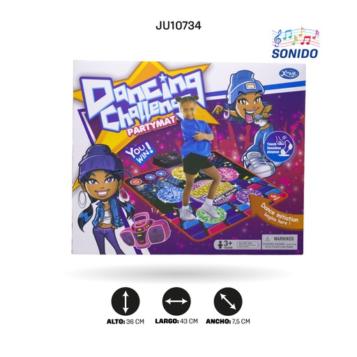 [JU10734] ALFOMBRA DE BAILE DE 5 CUADROS [XY-23128]