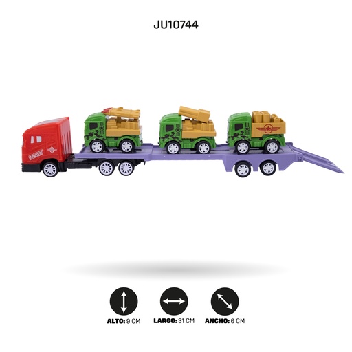 [JU10744] CONJUNTO DE CAMIÓN DE REMOLQUE DE FRICCIÓN [YD3B-19]