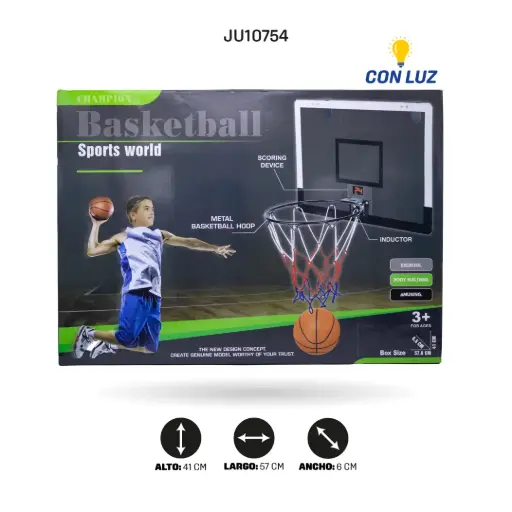 [JU10754]  TABLERO DE BALONCESTO CON CONTADOR [LT-3010B25]