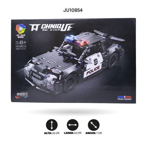 [JU10854] COCHES DE POLICÍA X437 PIEZAS [48014]