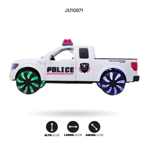 [JU10971] BATTERY OPERATION POLICE CAR [ZR195]