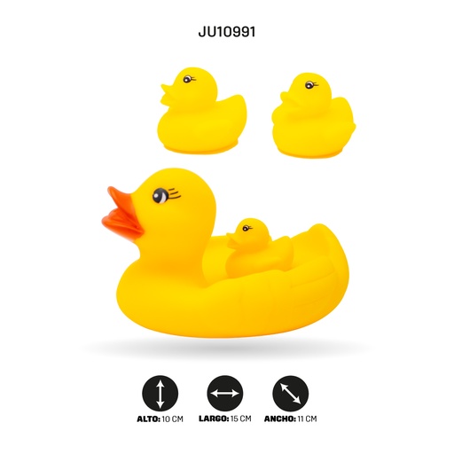 [JU10991] JUEGO DE PATOS DE VINILO [SDH168-90]