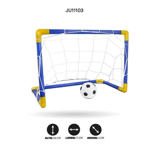 [JU11103] PORTERIA DE FÚTBOL PARA NIÑOS DE 61 CM [777-005]