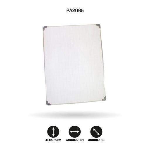 [PA2065] TABLERO NACIONAL CUADRICULADO 50CM X 35CM