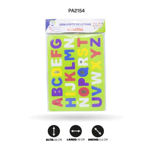 [PA2154] DIDACTICOS FOAMY -LETRAS [PAC5870]