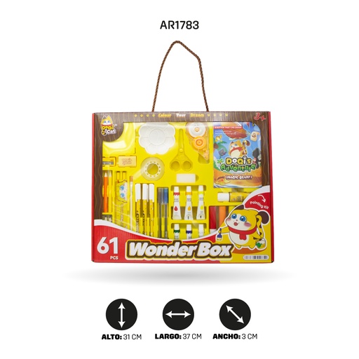 [AR1783] SET DE ARTE 61PCS DQC29001 [PAC4886]
