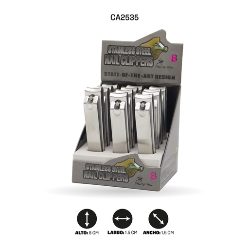 [CA2535] CORTAUNAS GRANDE EN ACERO B12 [PAC4466]