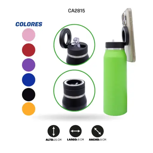 [CA2815] TERMO CON TRIPODE PARA CELULAR 710ML [PAC5903]