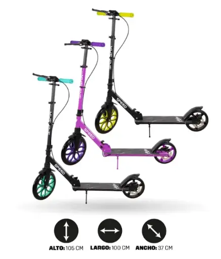 Scooter Con Freno de Disco llanta de 24mm
