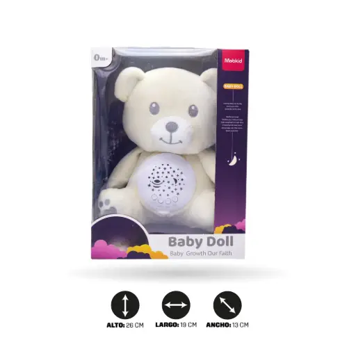 Peluche Oso Polar - Muñeco Suave Abrazable Blanco [MBQ662-3A]