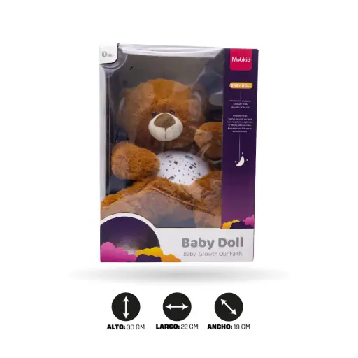 Peluche Oso Pardo - Muñeco Bosque Suave Abrazable Cafe [MBQ661-13A] 