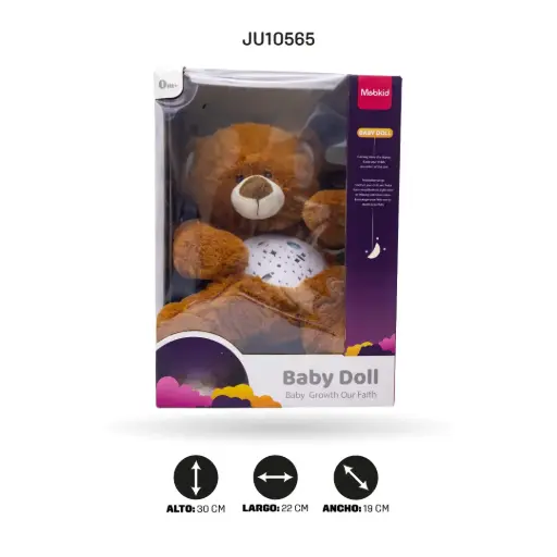 [PS10565] Peluche Oso Pardo - Muñeco Bosque Suave Abrazable Cafe [MBQ661-13A] 