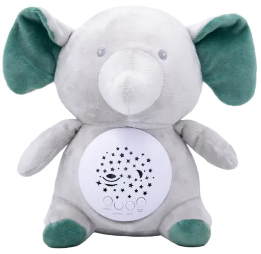 Peluche Elefante - Muñeco Suave Abrazable Gris [MBQ662-8A]